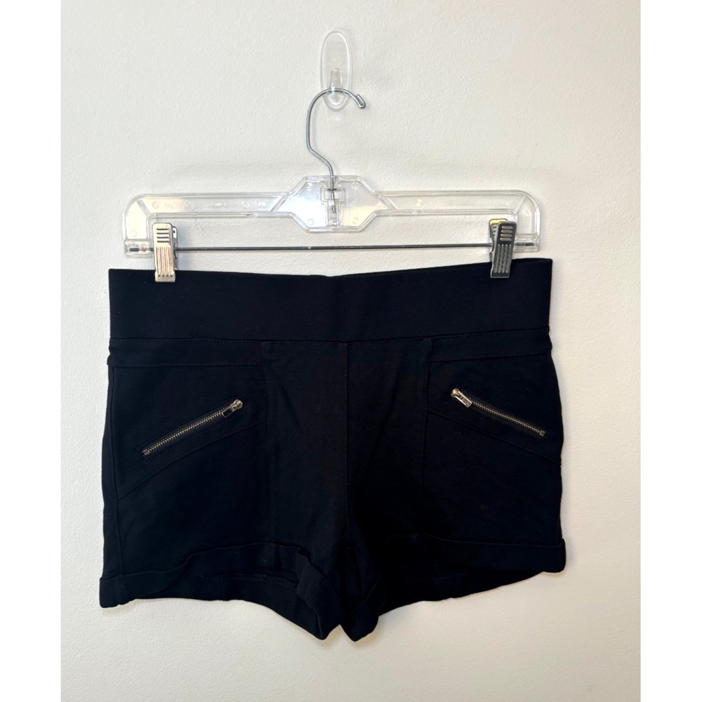 Ci Sono Knit Collection Black Shorts Women's Size L Elastic